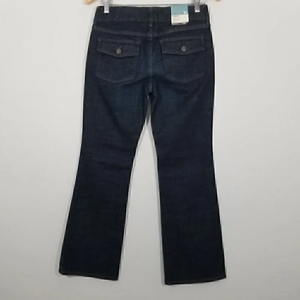 NWT GAP Curvy Low Rise Boot Cut Stretch Jeans Blue Size 4A - Picture 2 of 5